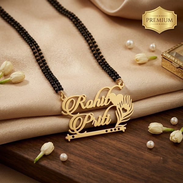 Personalised Mangalsutra Couple Name Necklace ❤️